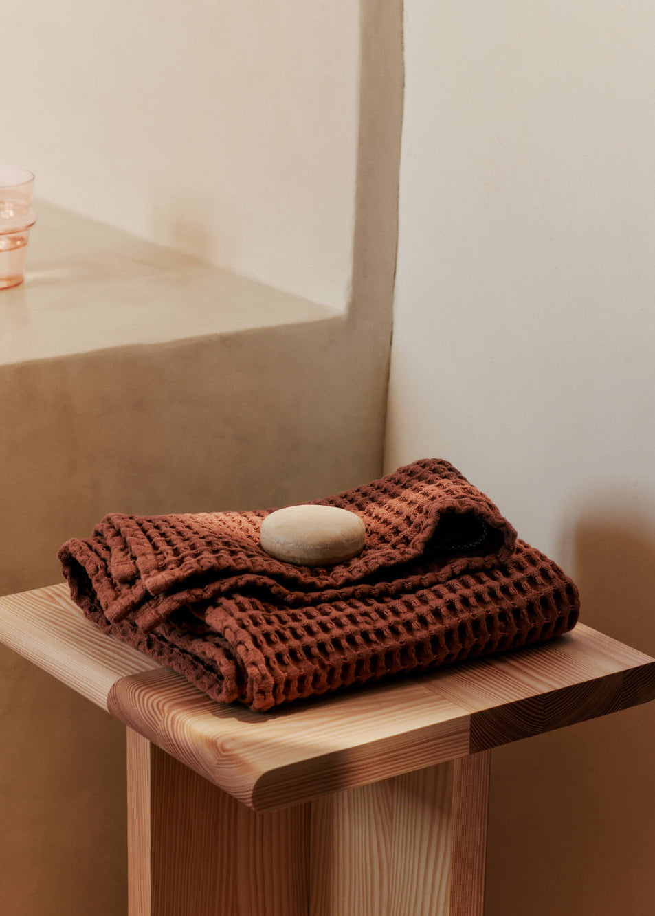Organic Hand Towel, Clay Ferm Living