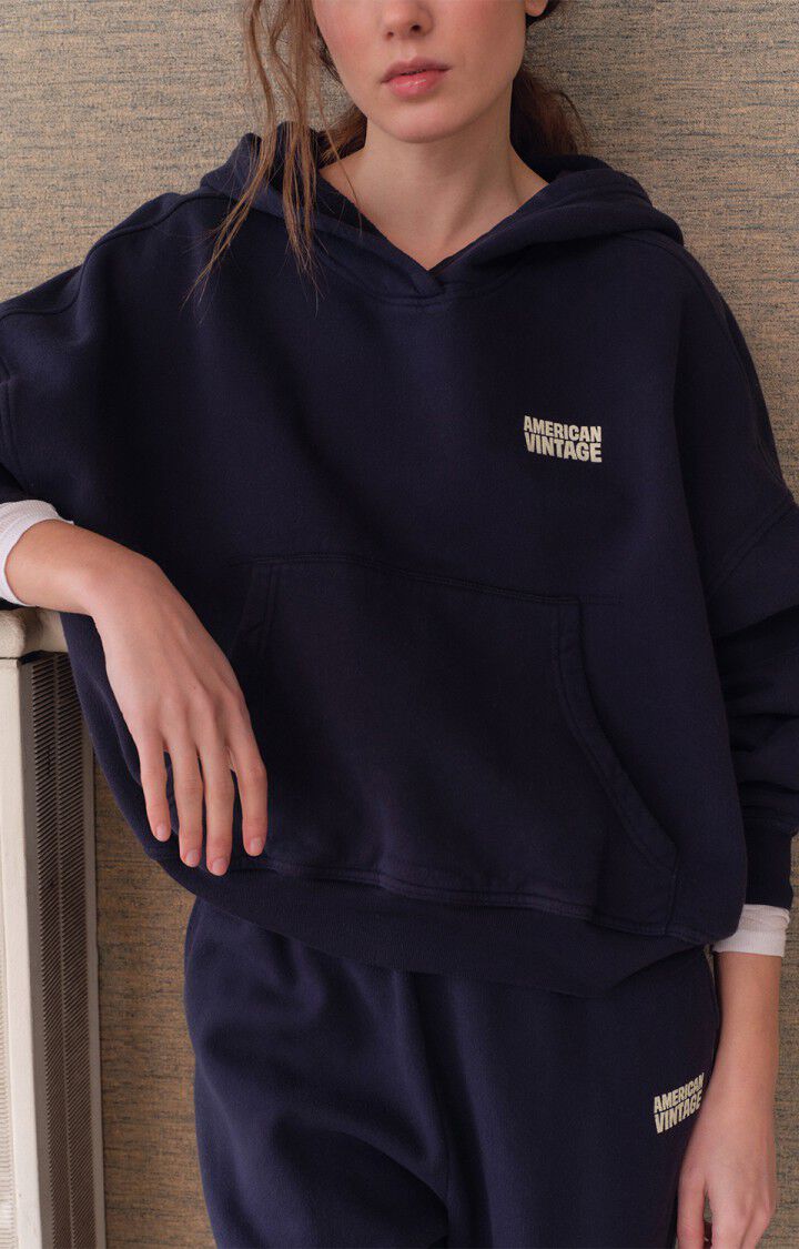 Plizzy Hoodie, Vintage Navy