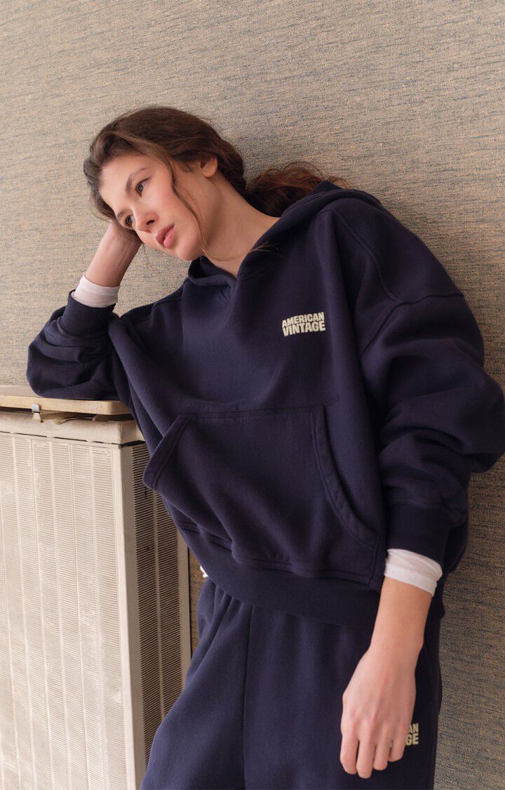 Plizzy Hoodie, Vintage Navy