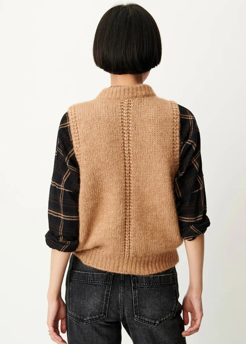 Parissi Sleeveless Jumper, Badiane ~ Sessun
