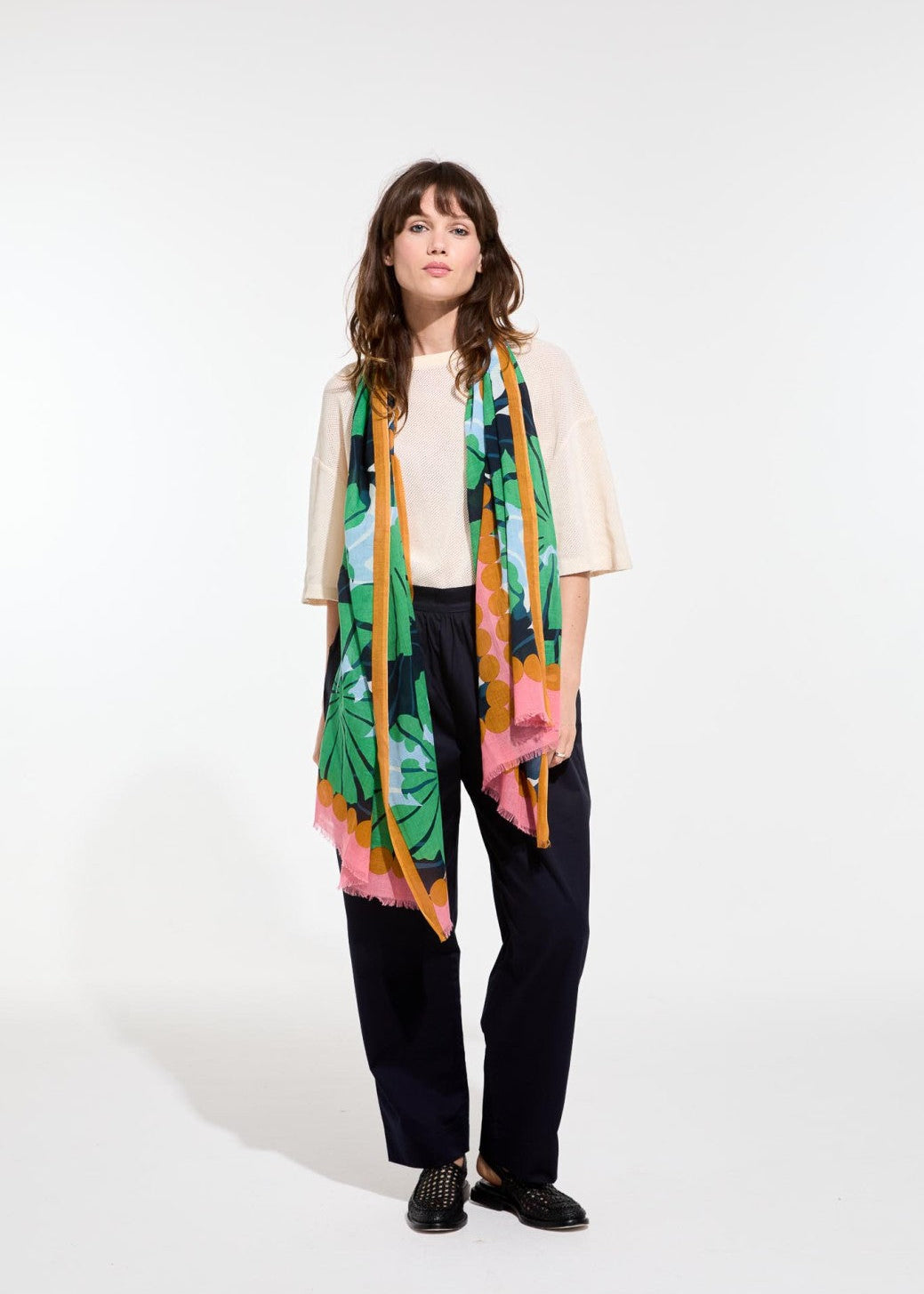 Pavot Scarf, Green - mapoesie