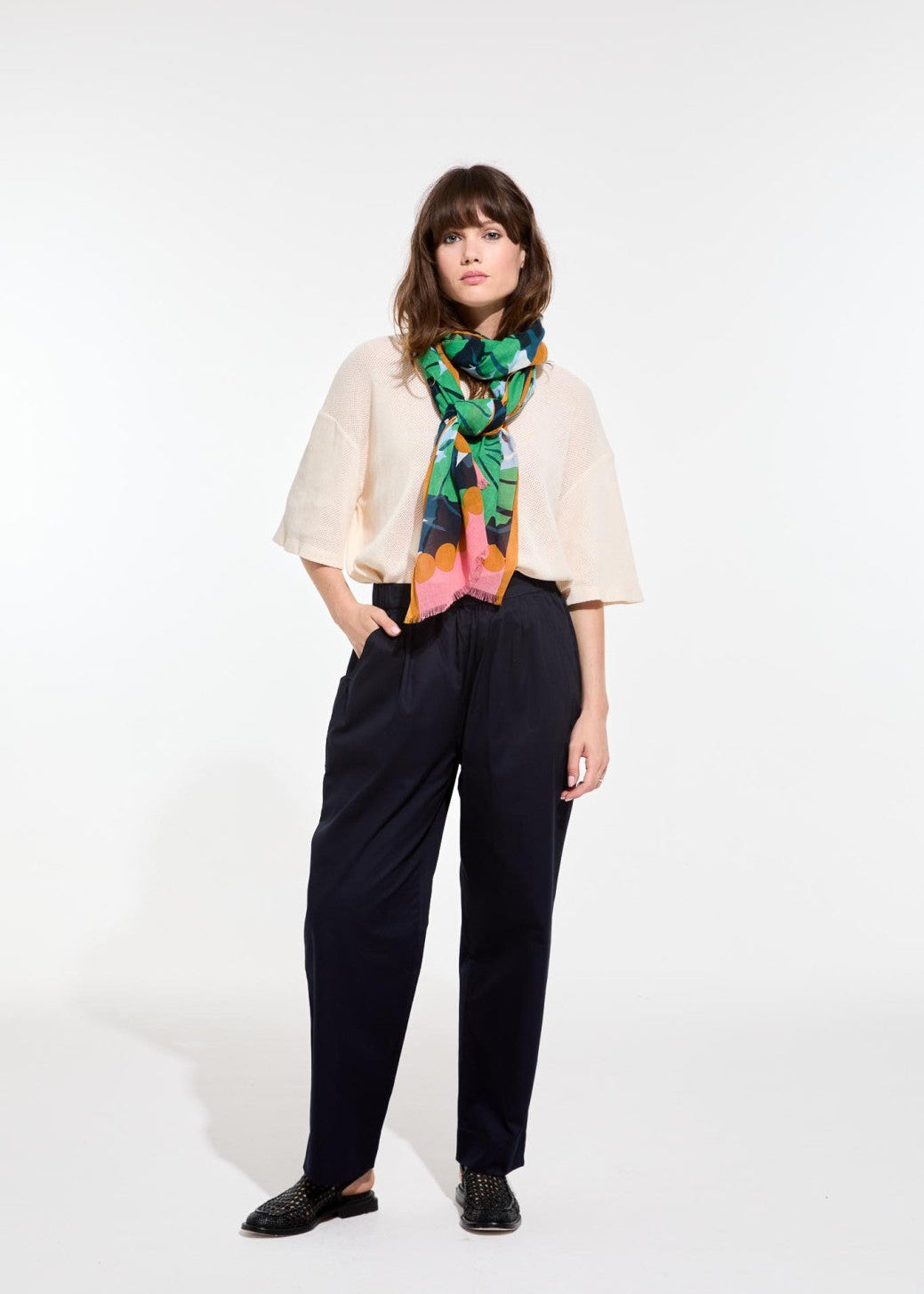 Pavot Scarf, Green - mapoesie