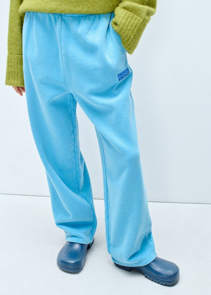 Plizzy Joggers, Light Blue - American Vintage