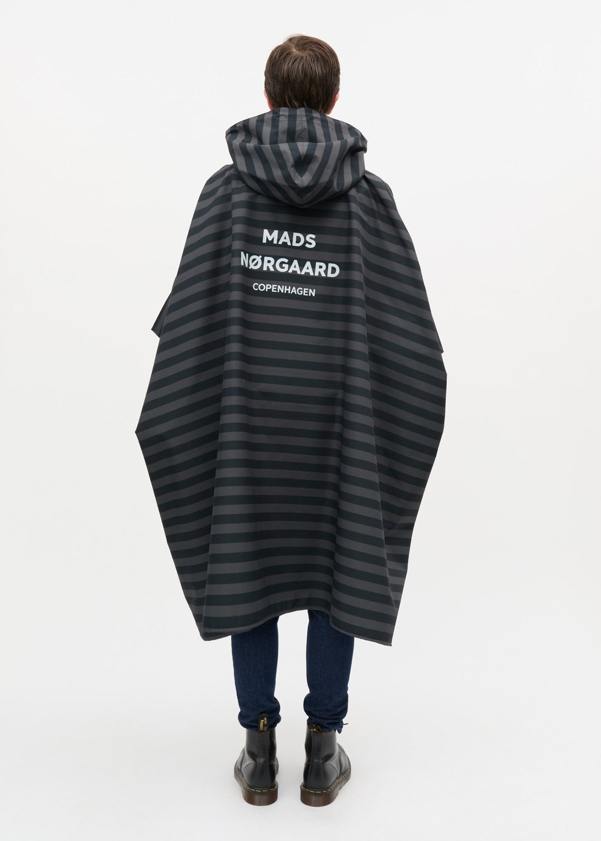Rainy Scape Cape, Black Stripe ~ Mads Norgaard