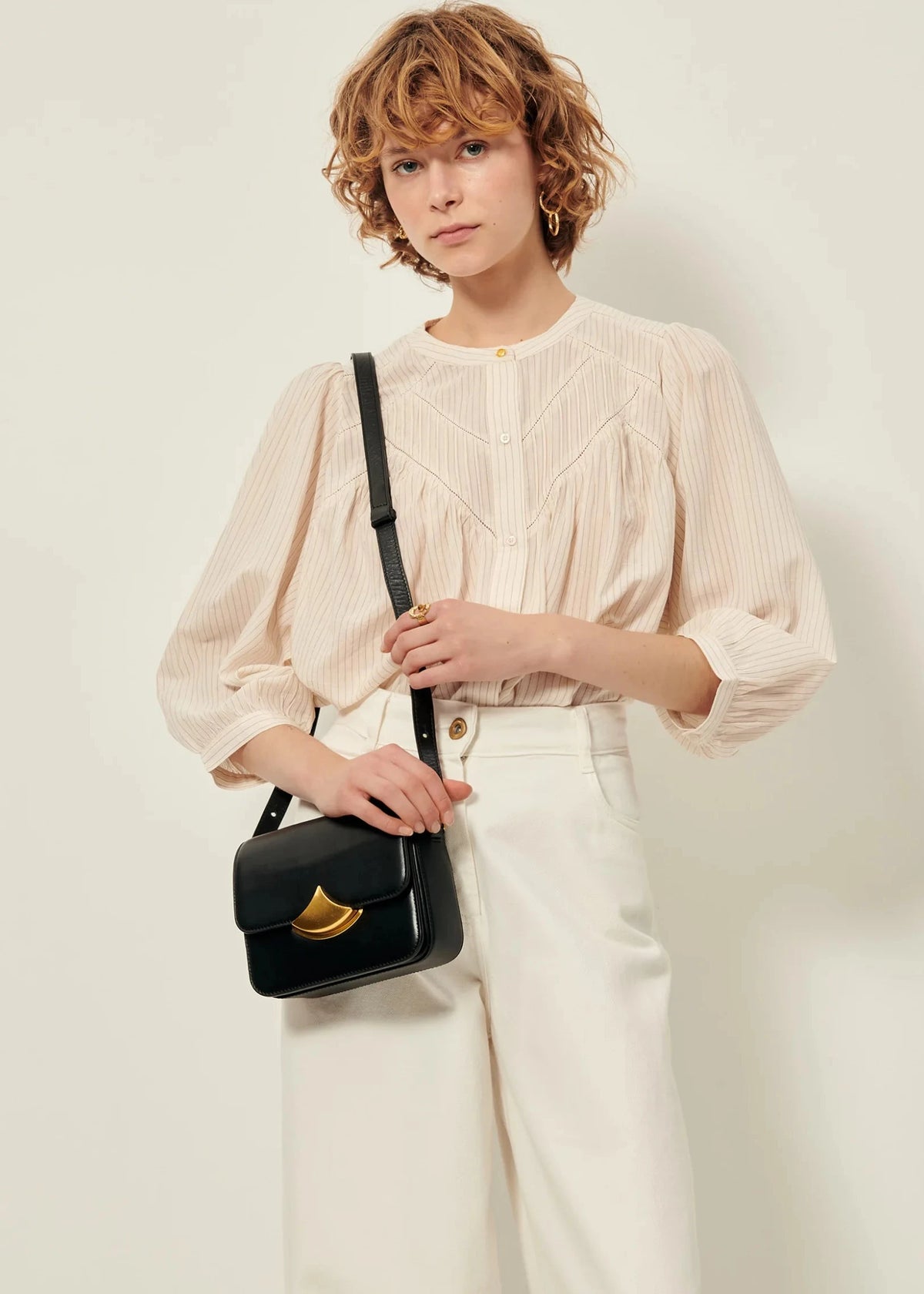 Savi Blouse, Sandblack ~ Sessun