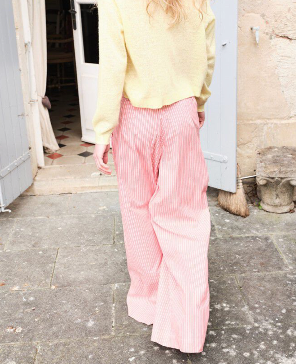 Ryfir Trousers, Poppy Stripes