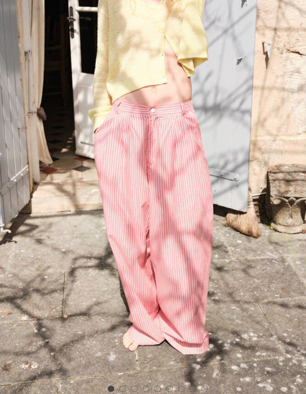 Ryfir Trousers, Poppy Stripes