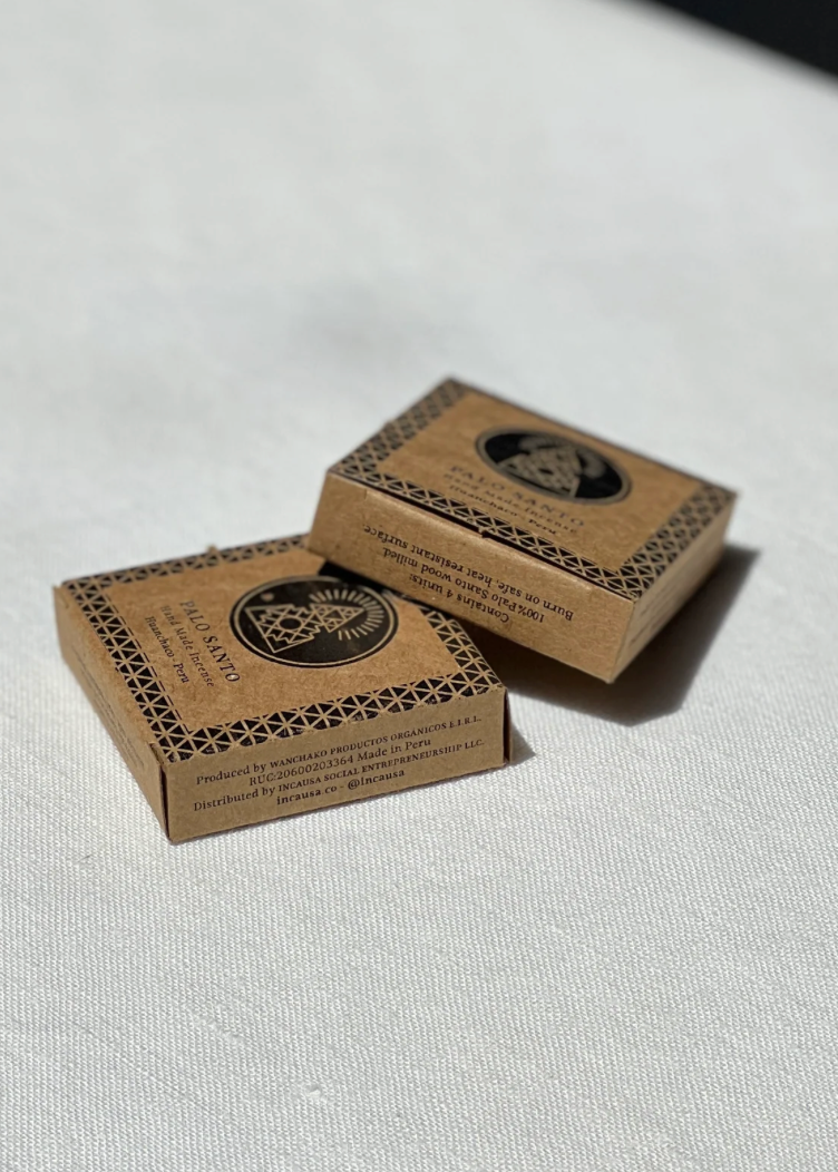 Palo Santo hand-pressed Incense Box