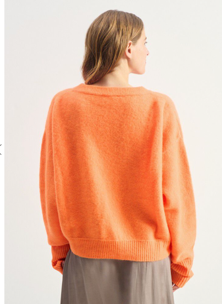 Vitow Sweater, Salmon Chime