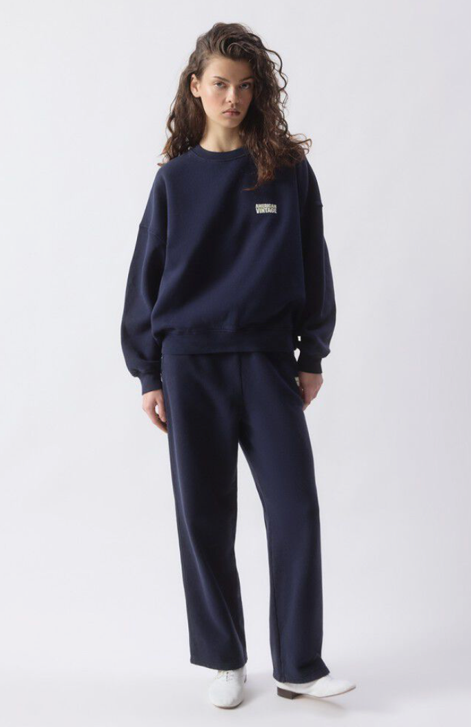 Plizzy Sweatshirt, Vintage Navy