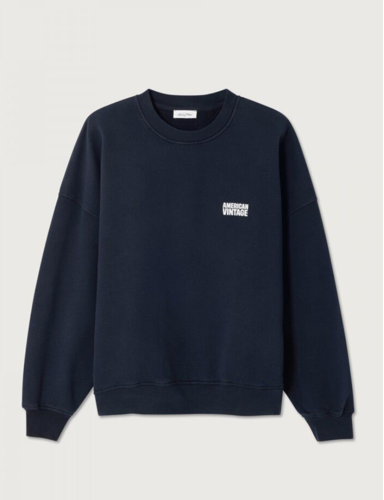 Plizzy Sweatshirt, Vintage Navy