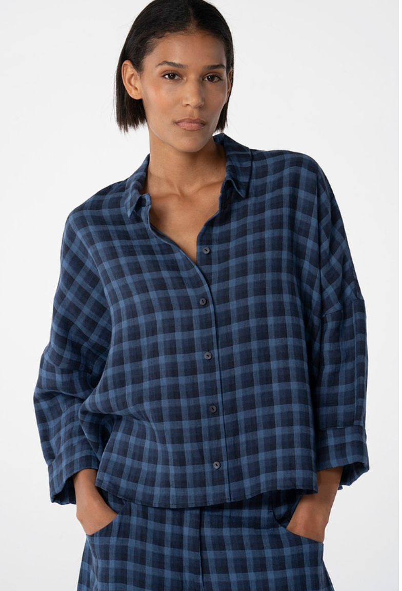 Blouse 617 - Navy ~ Oska