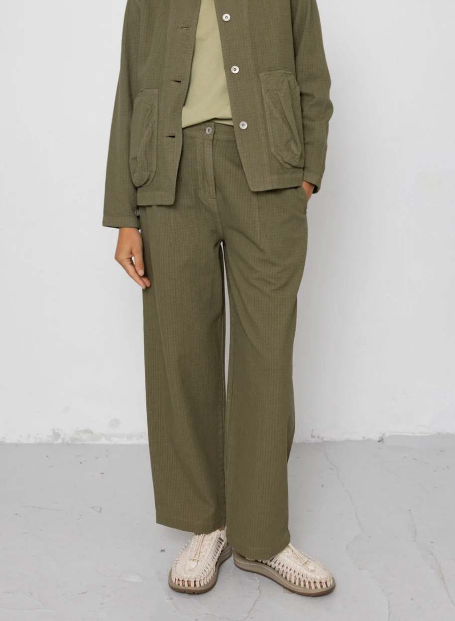 Baggy Trouser - Light Olive Chunky Ripstop