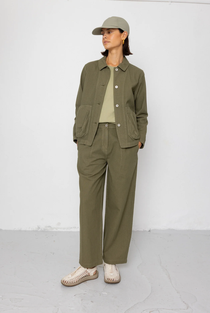 Baggy Trouser - Light Olive Chunky Ripstop