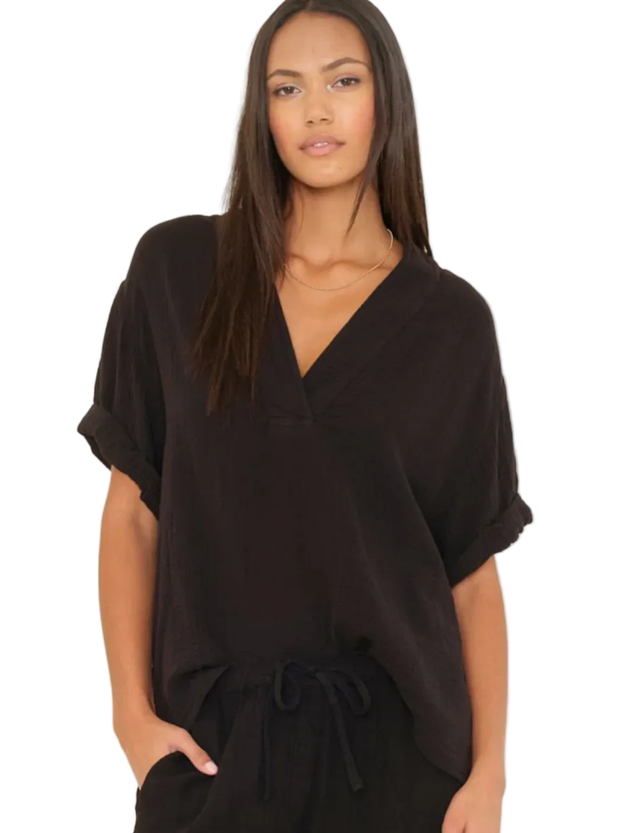 Black Avery top ~ Xirena