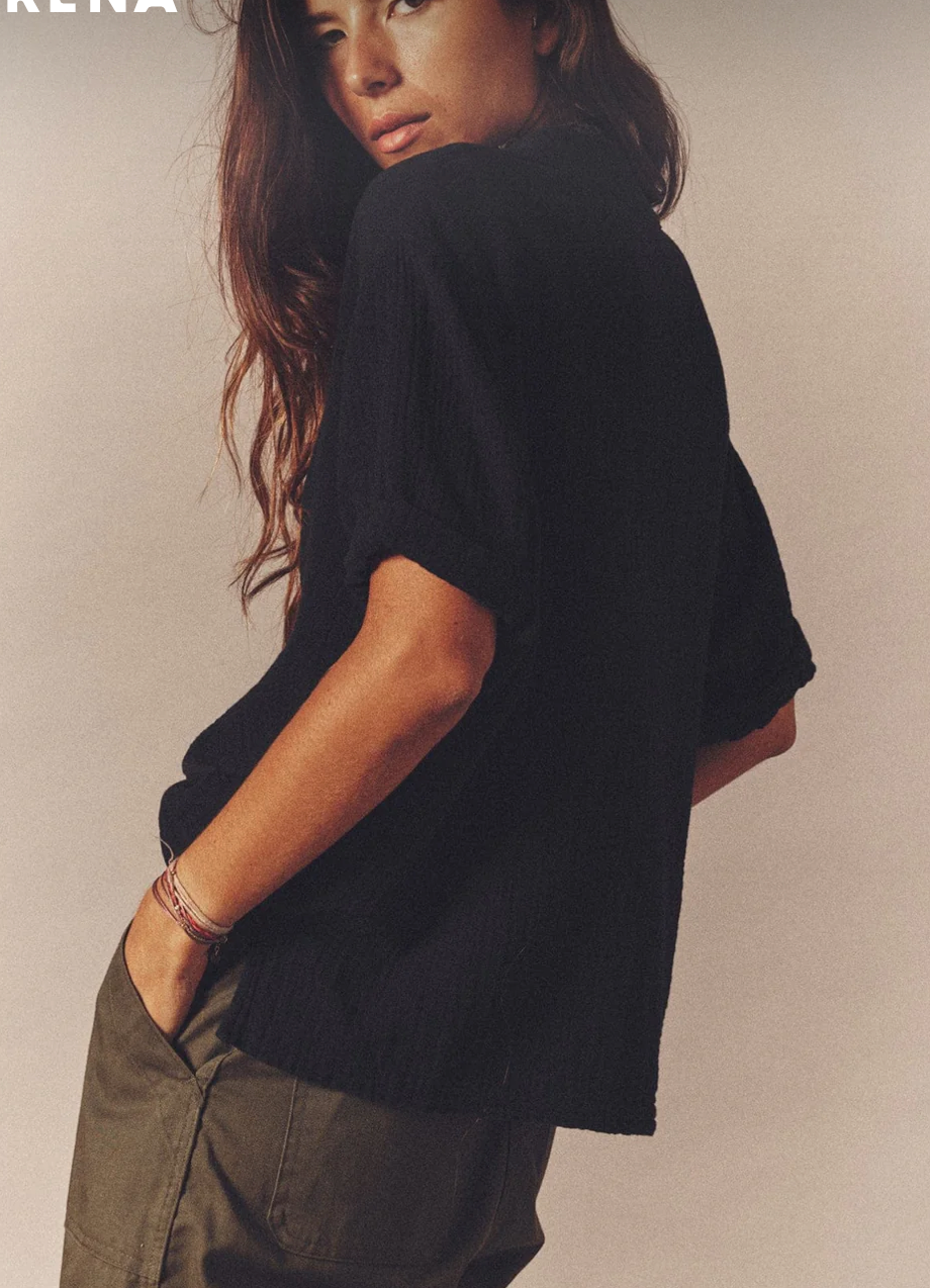 Black Avery top ~ Xirena