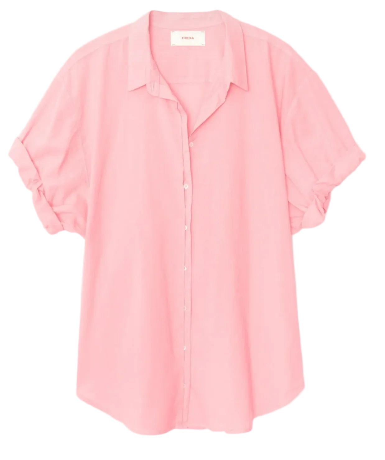 Channing Shirt, Hot Coral ~ Xirena