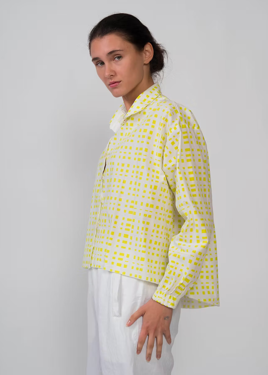 Hannoh Wessel  -  Shirt Stella, Lime Check