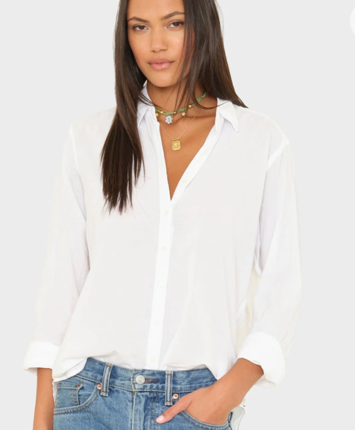 Beau Shirt, White ~ Xirena