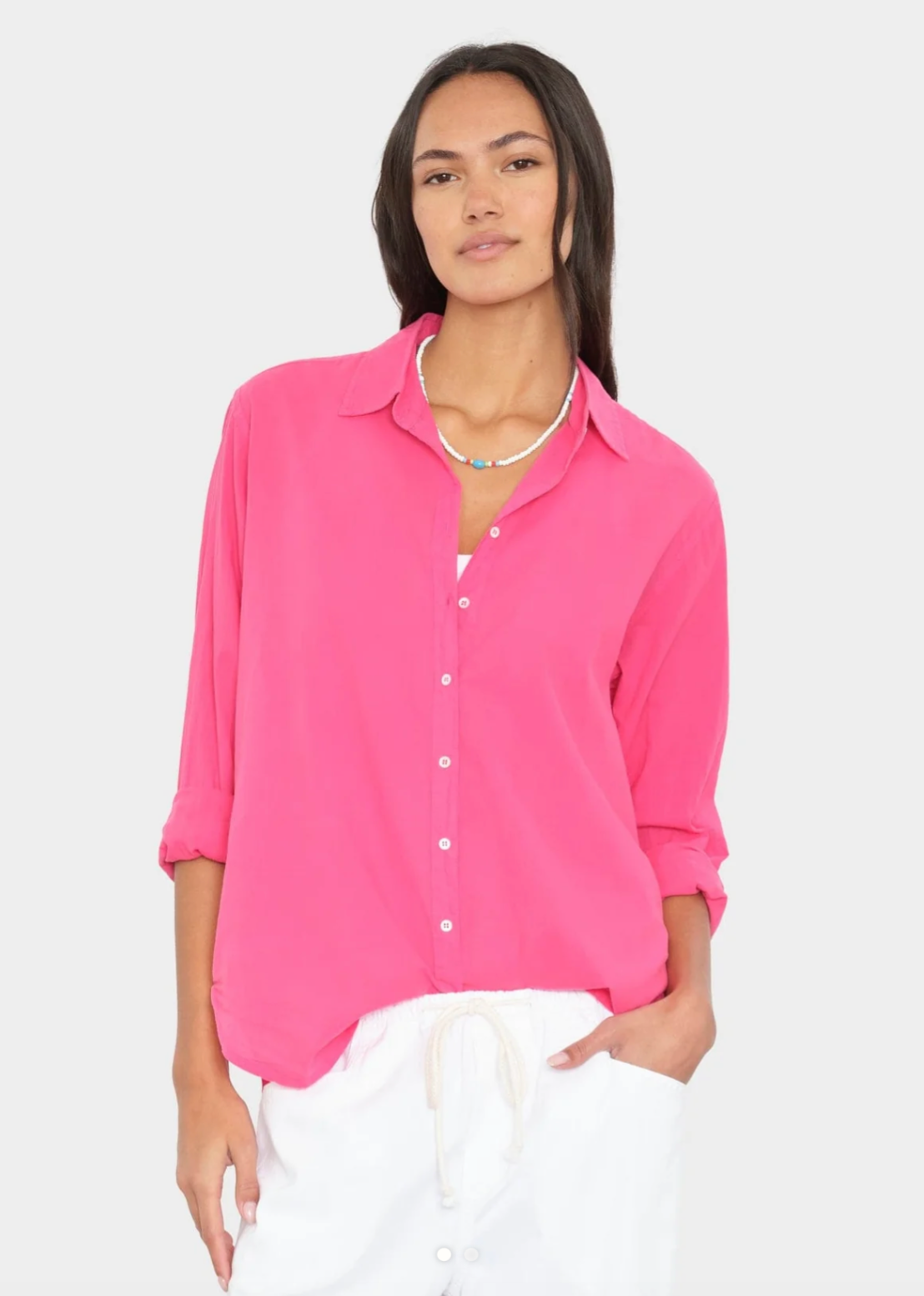Beau Shirt, Fuschia Pink ~ Xirena
