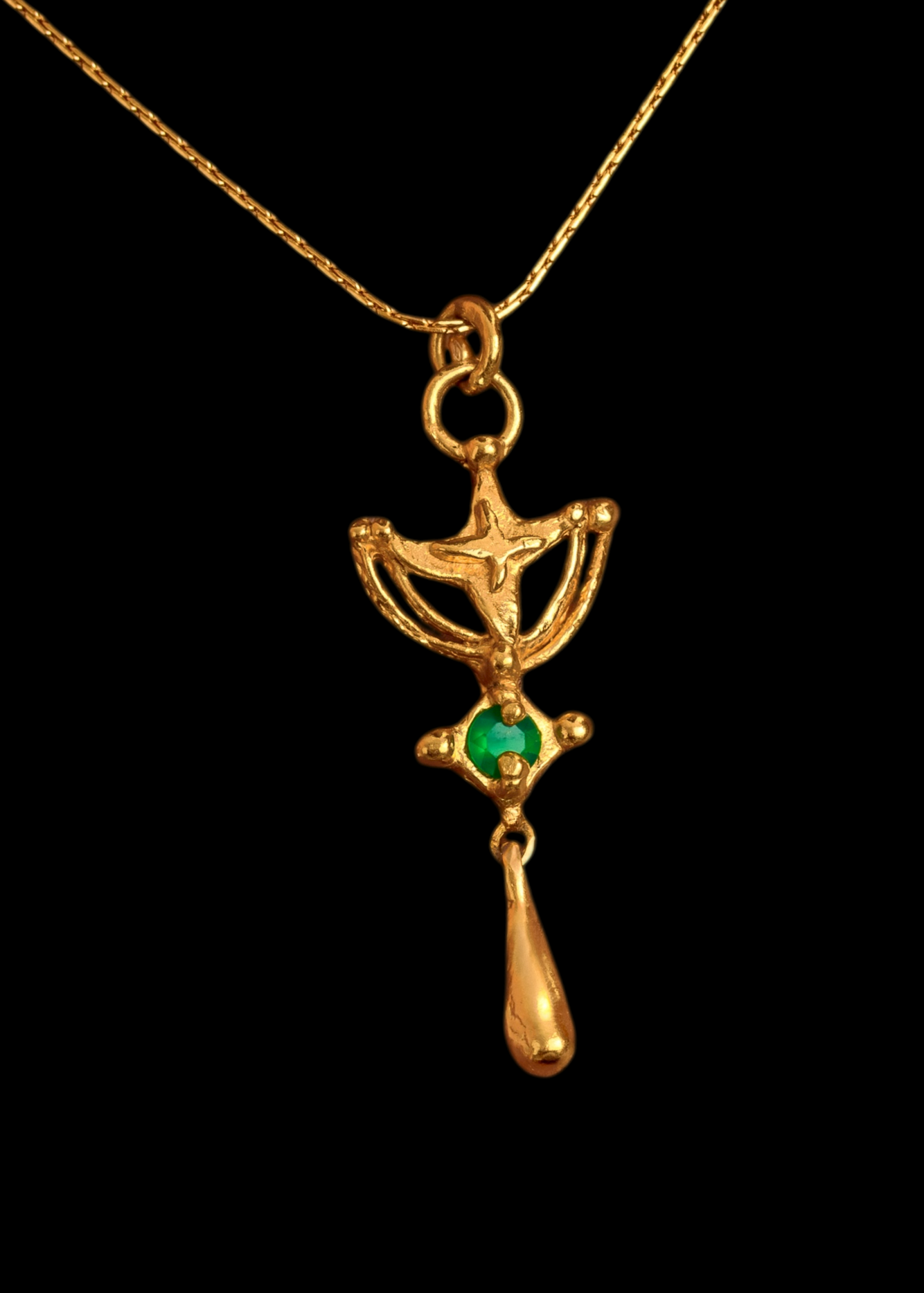 The Kimono Chain, 16" ~ Ruby Jack