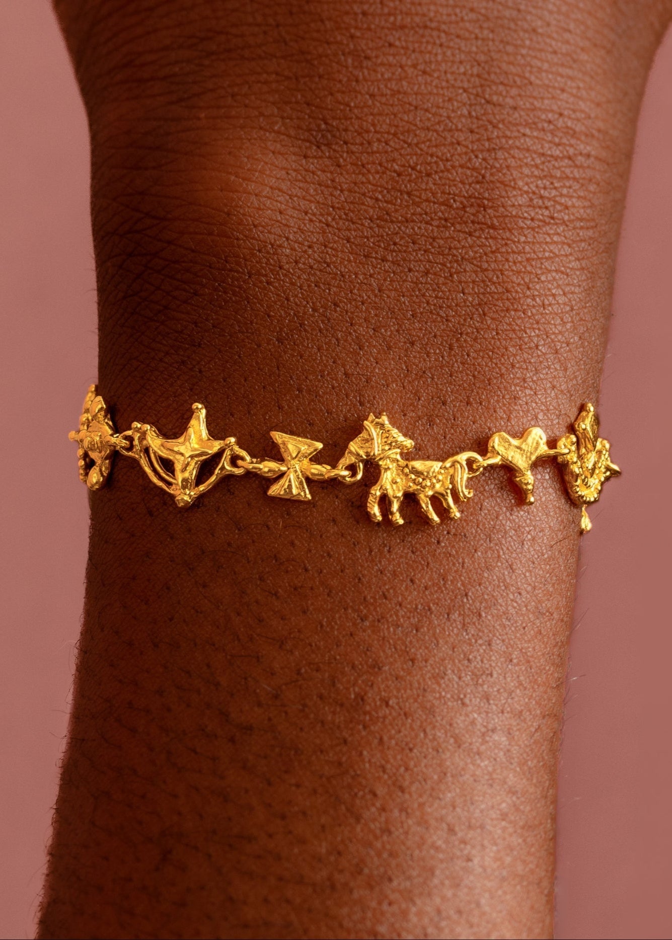 The Love in Triangles Bracelet ~ Ruby Jack