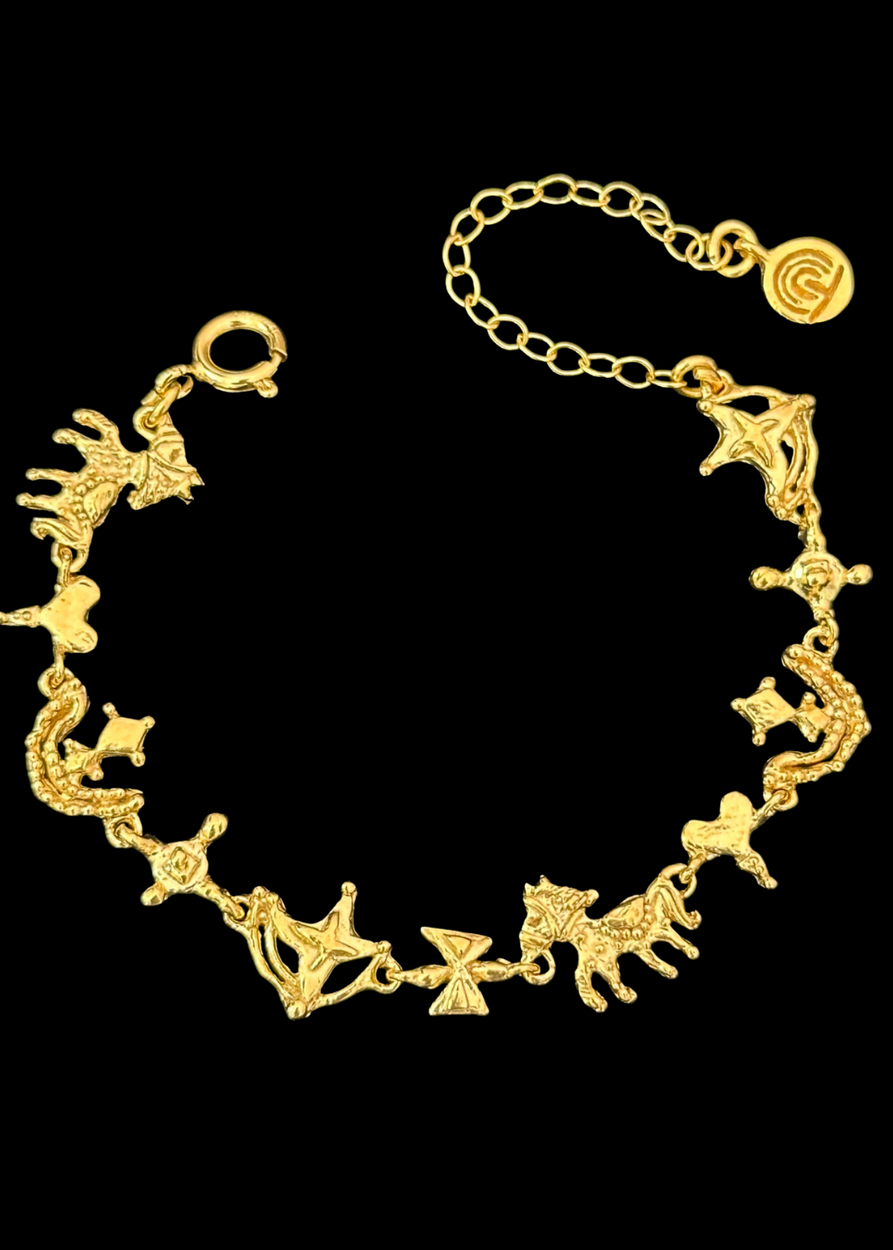 The Love in Triangles Bracelet ~ Ruby Jack