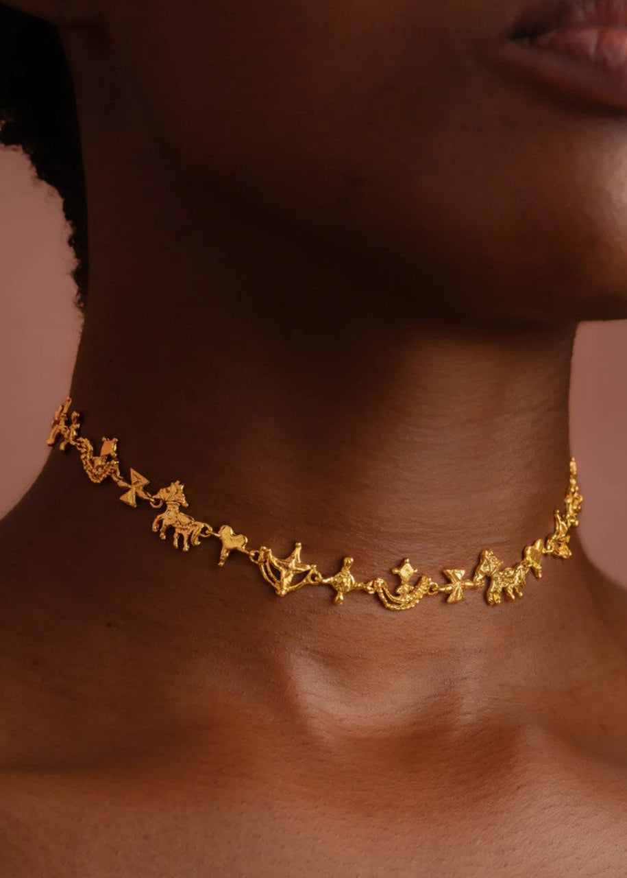 The Love in Triangles Choker ~ Ruby Jack