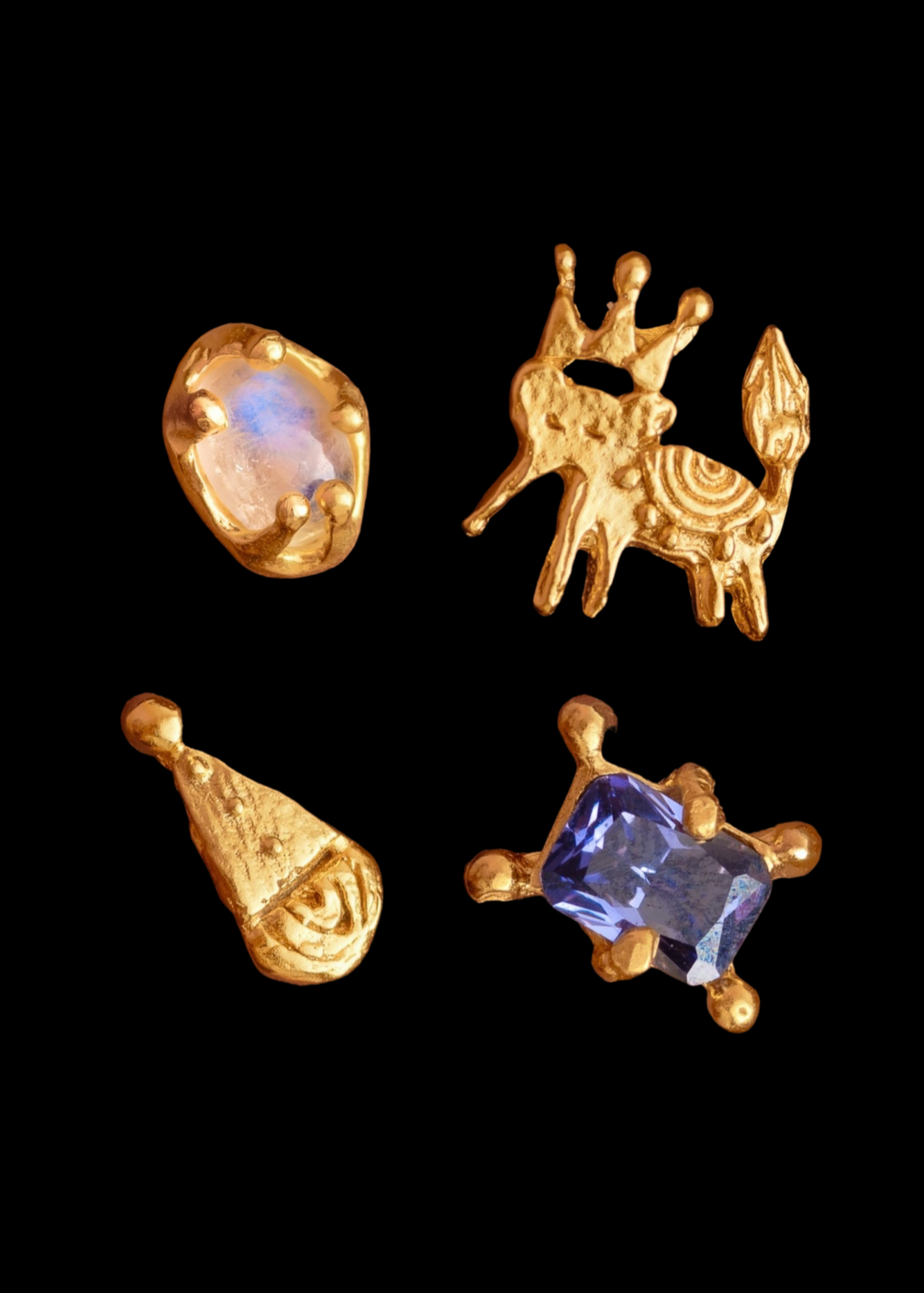 The Lucky Little Stud Set ~ Ruby Jack