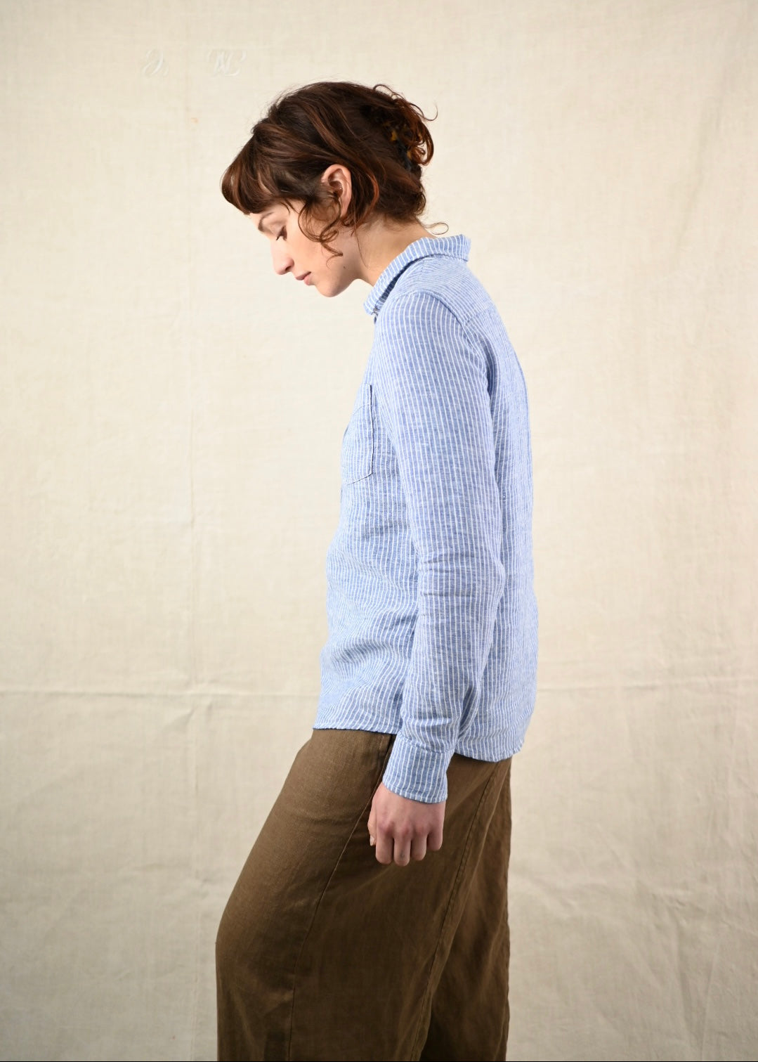 Trudy Stripe Linen Shirt