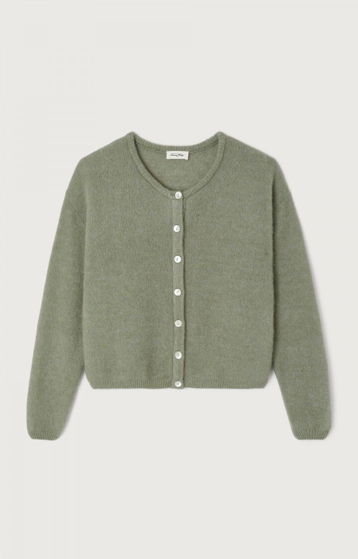 Vitow Cardigan, Khaki Melange