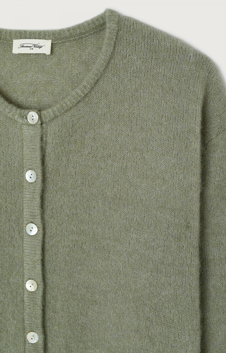 Vitow Cardigan, Khaki Melange