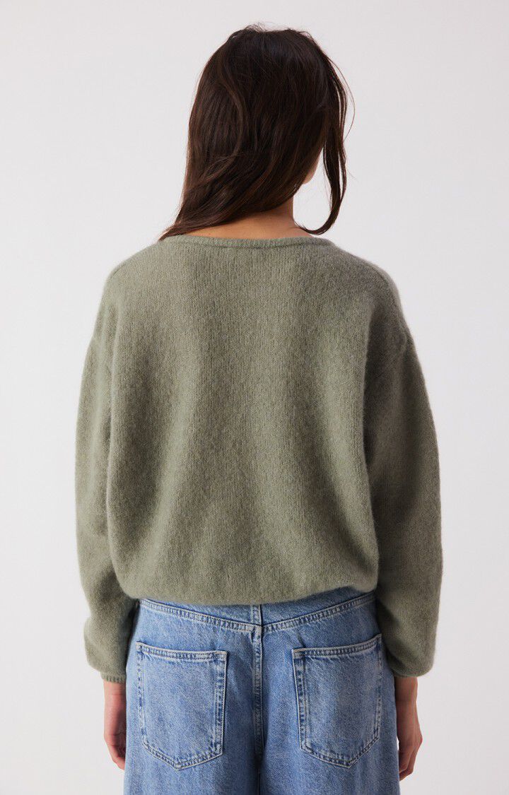 Vitow Cardigan, Khaki Melange