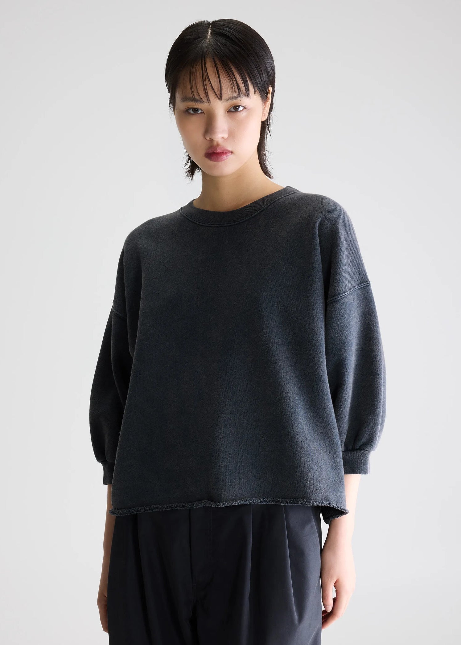 Vicske Crewneck Sweatshirt, Meteorite ~ Bellerose