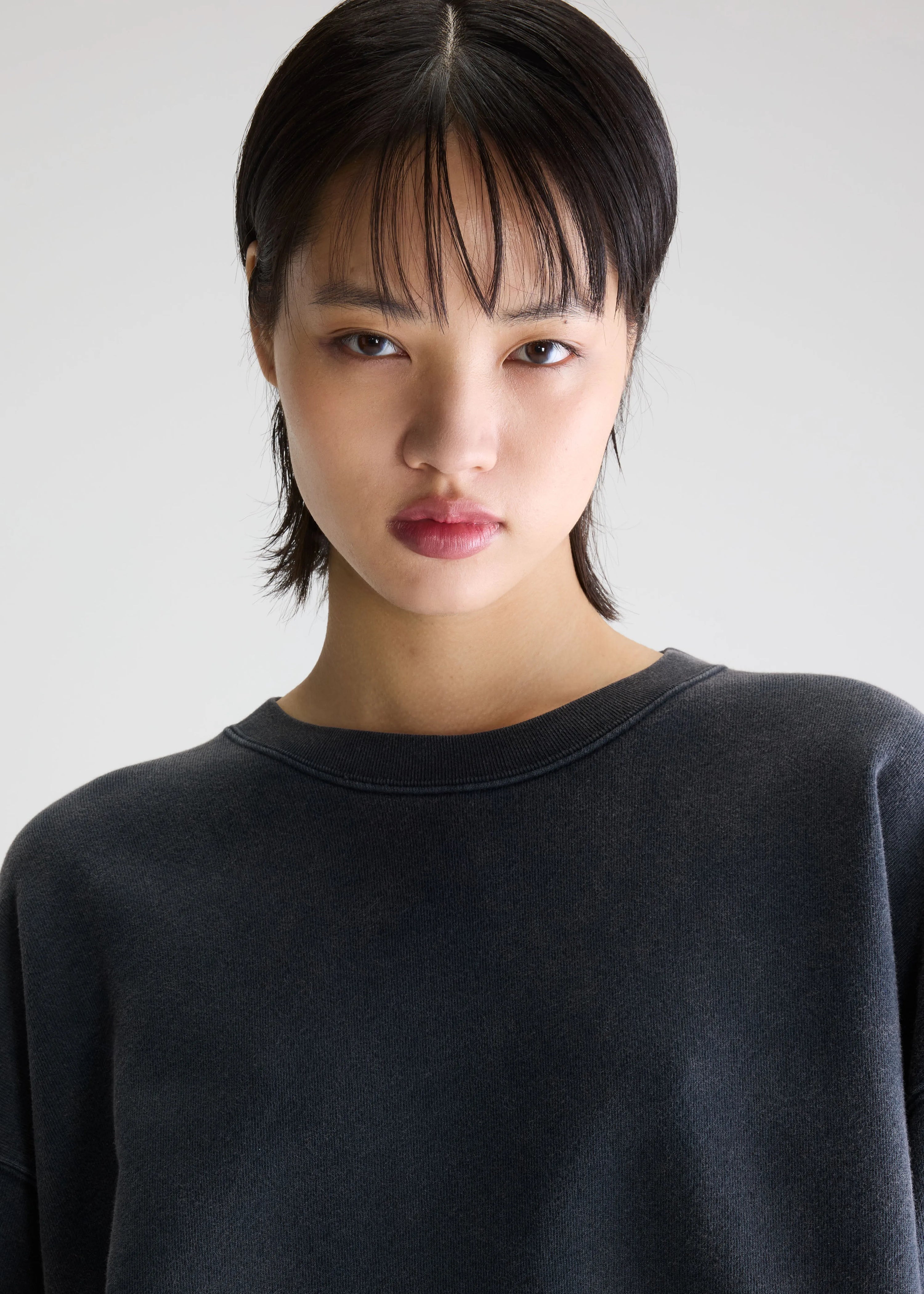 Vicske Crewneck Sweatshirt, Meteorite ~ Bellerose