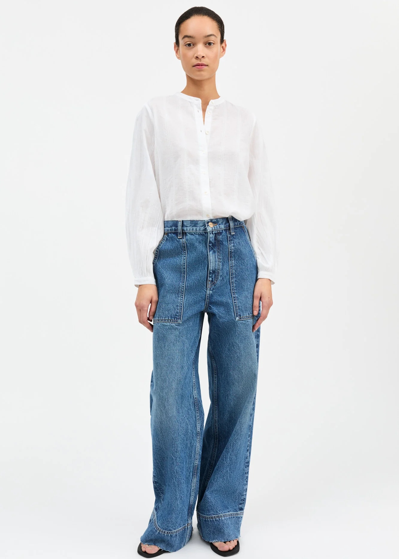 Vita Shirt, White - Skall