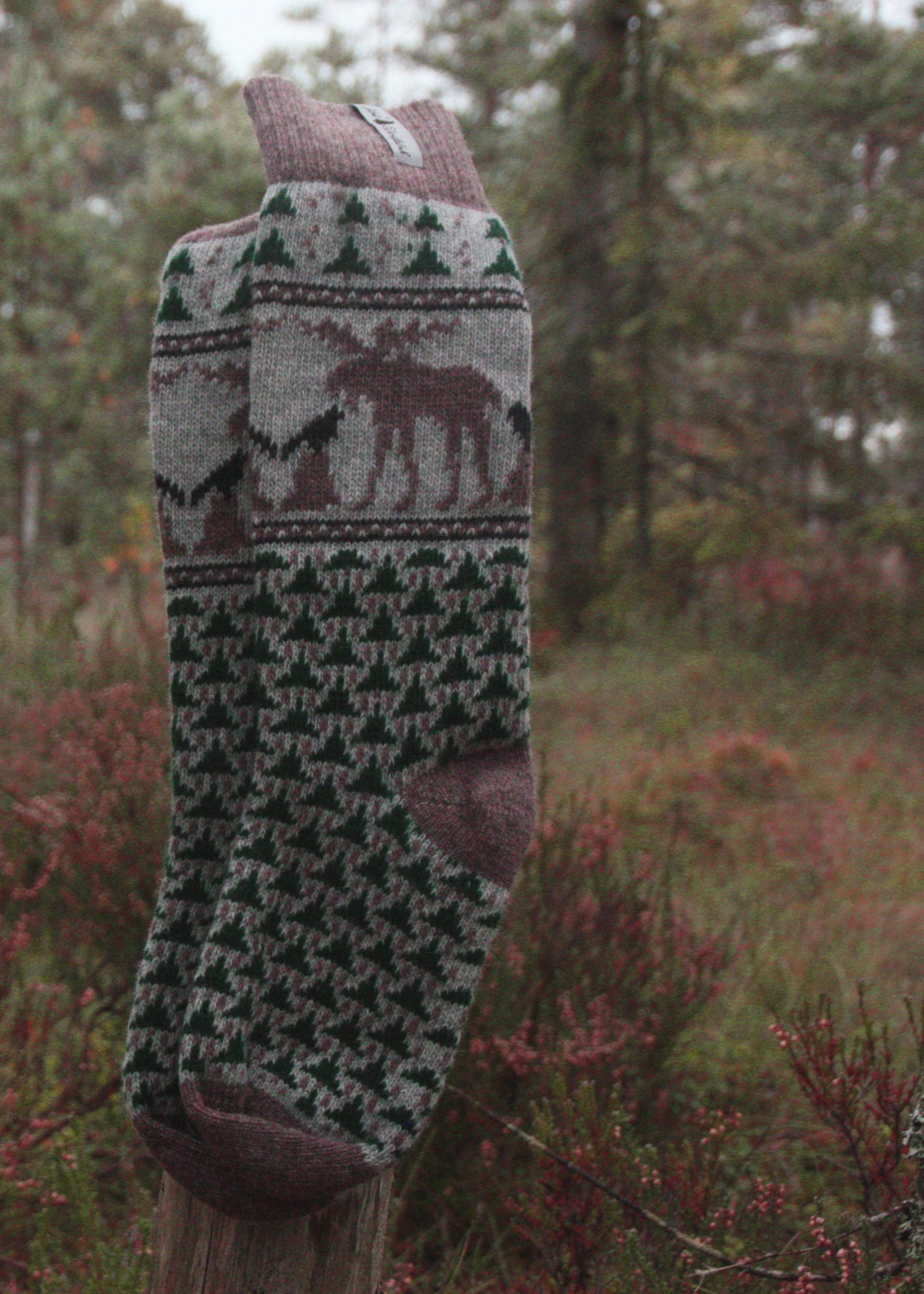 Wool Socks, Skogen - Öjbro Vantfabrik