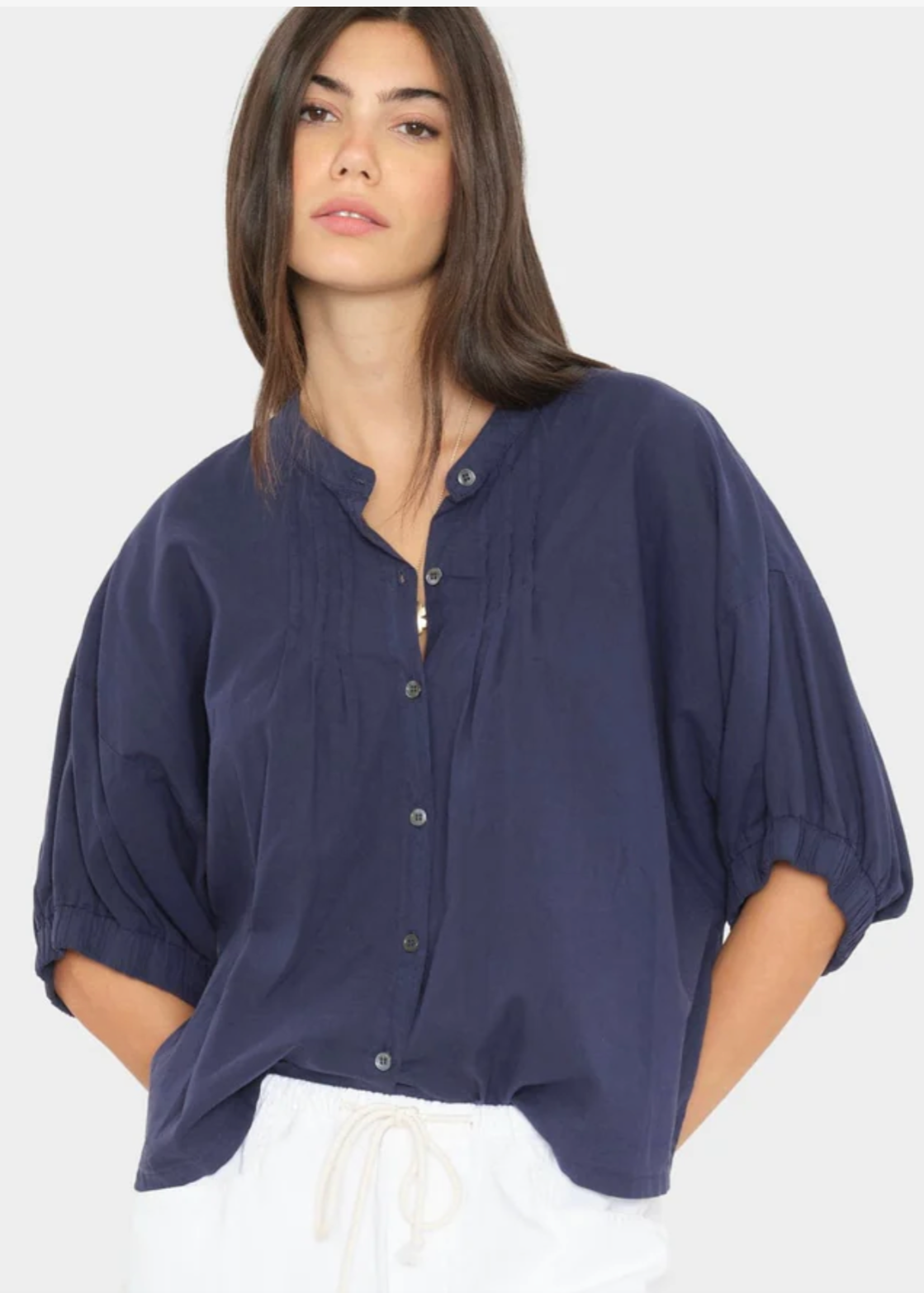 Dutch Shirt, Navy ~ Xirena