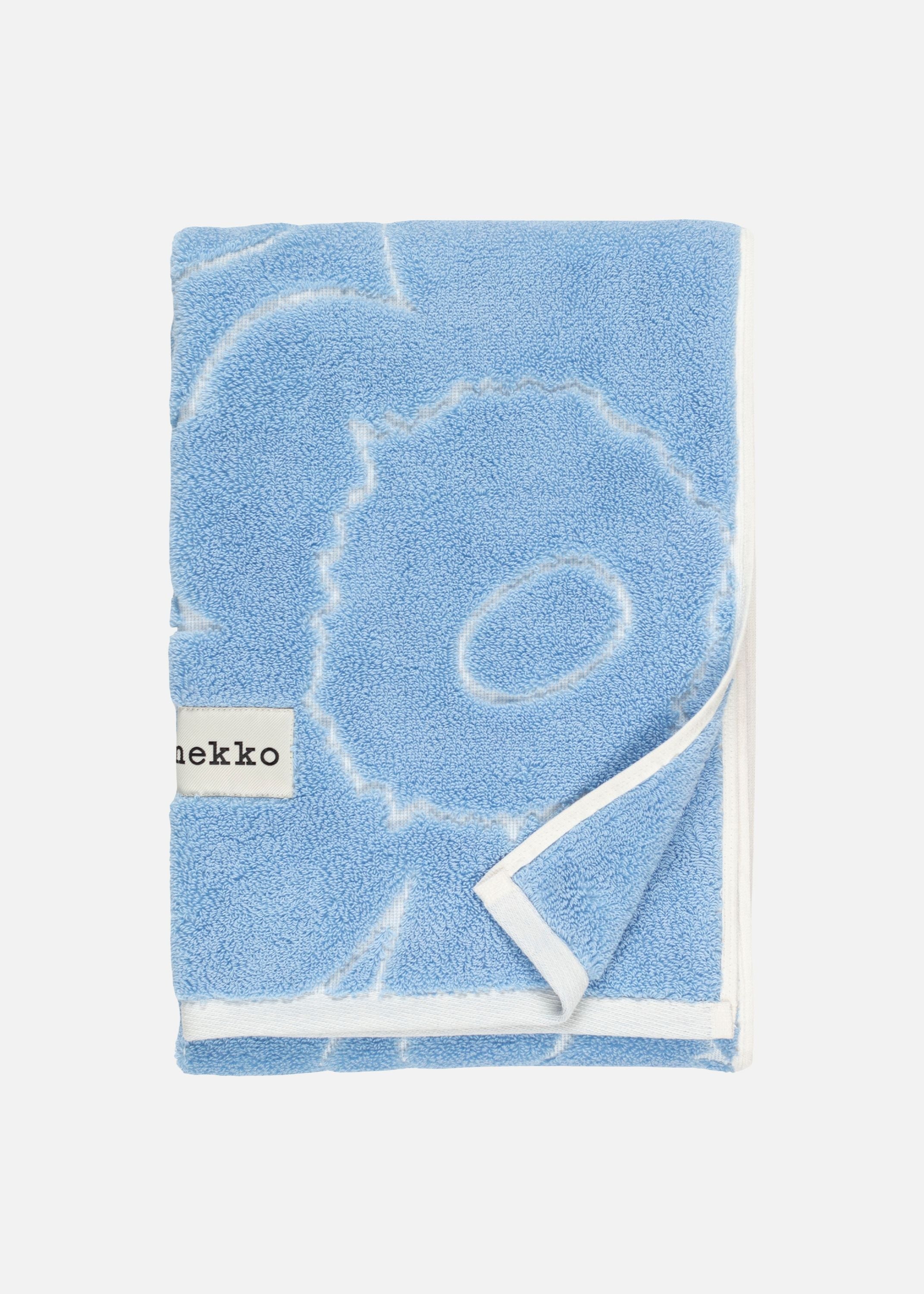 Unikko Hand Towel 50x100, Bl/Wh