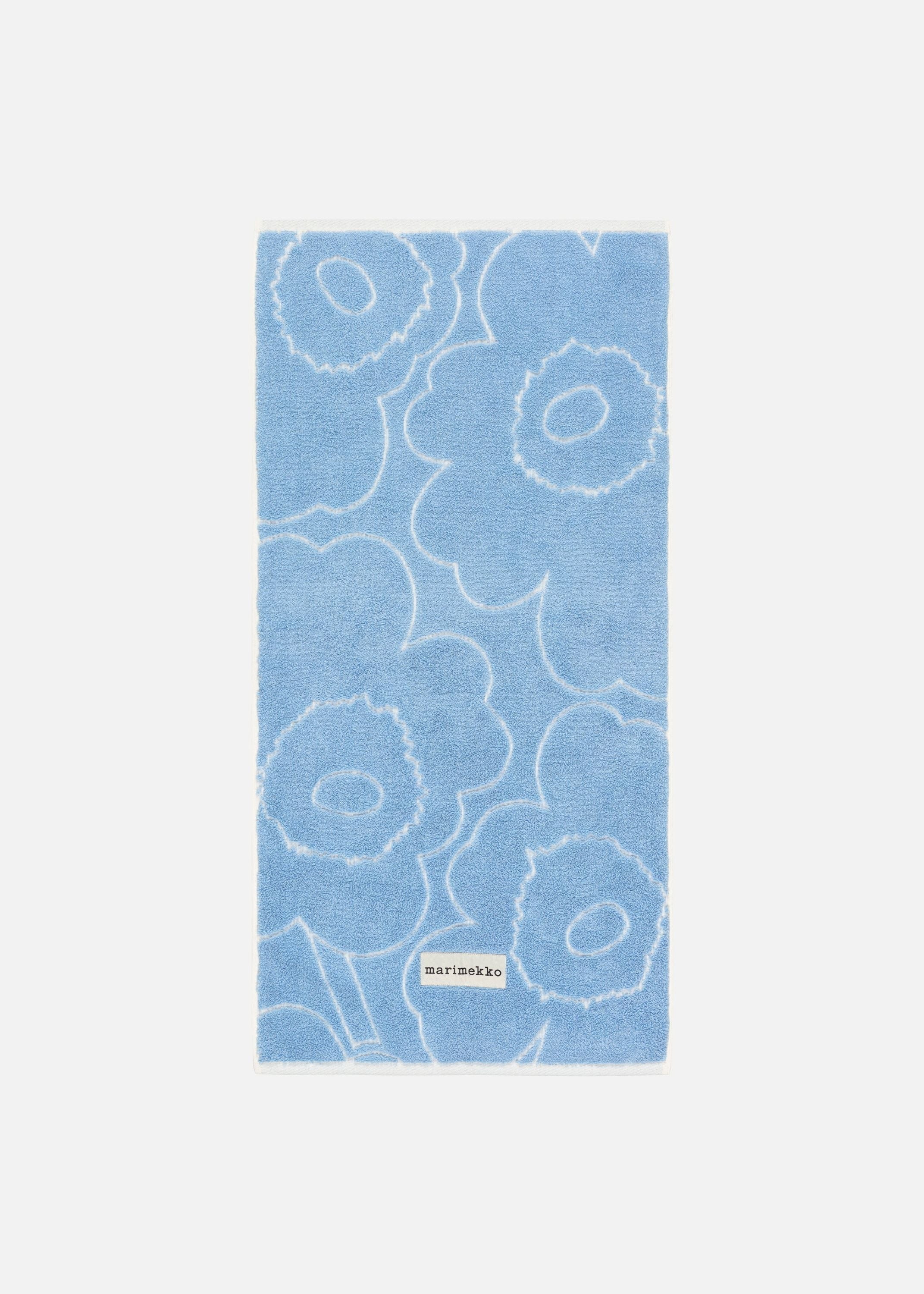 Unikko Hand Towel 50x100, Bl/Wh