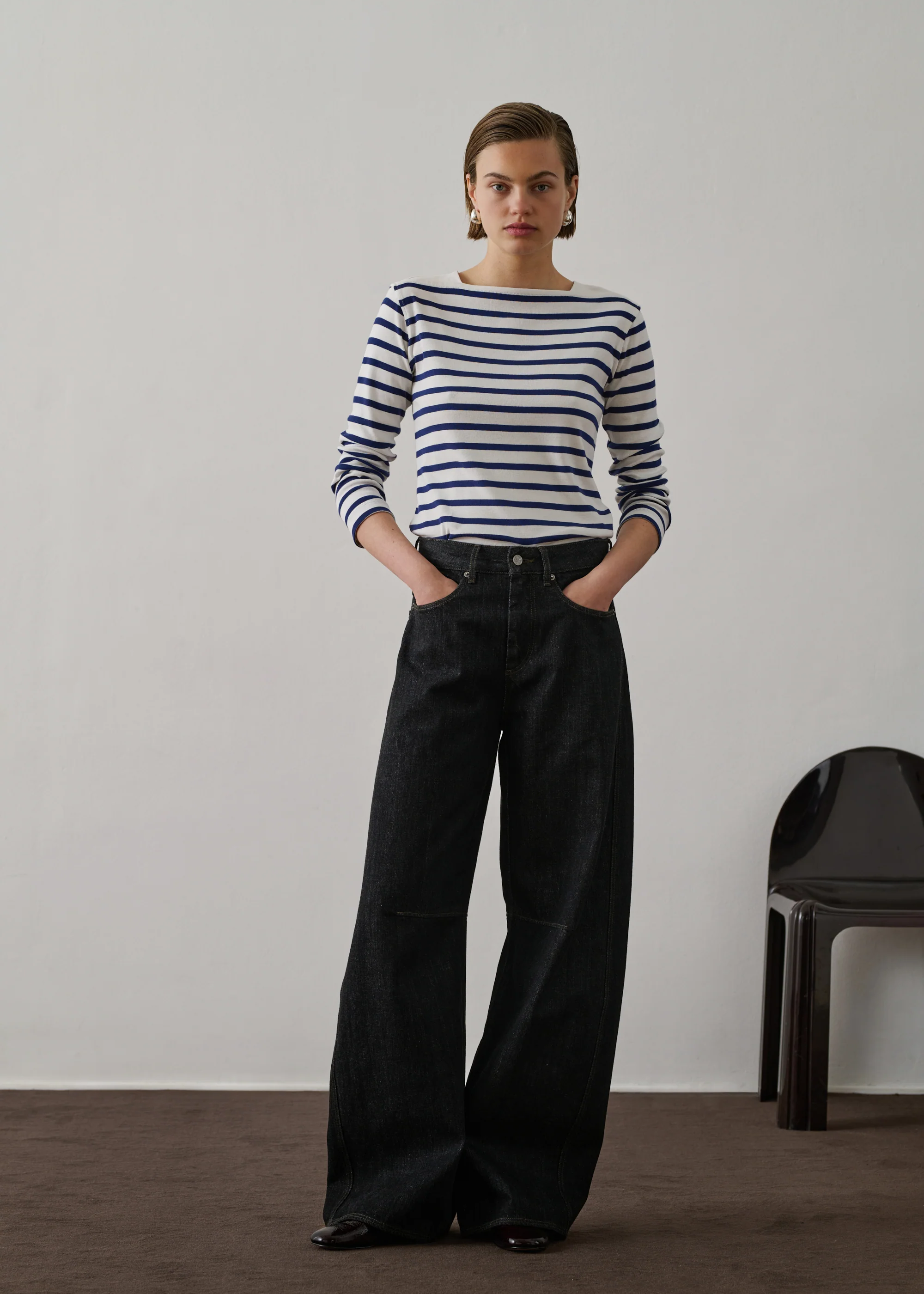 Katy Tshirt - White/Blue