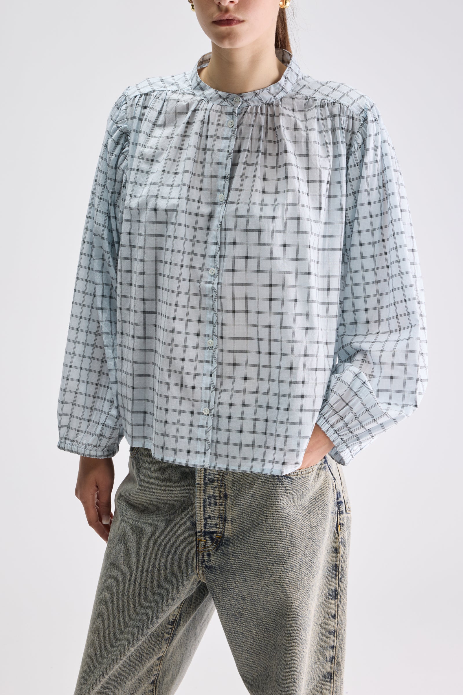 Cherry Checked Blouse ~ Bellerose