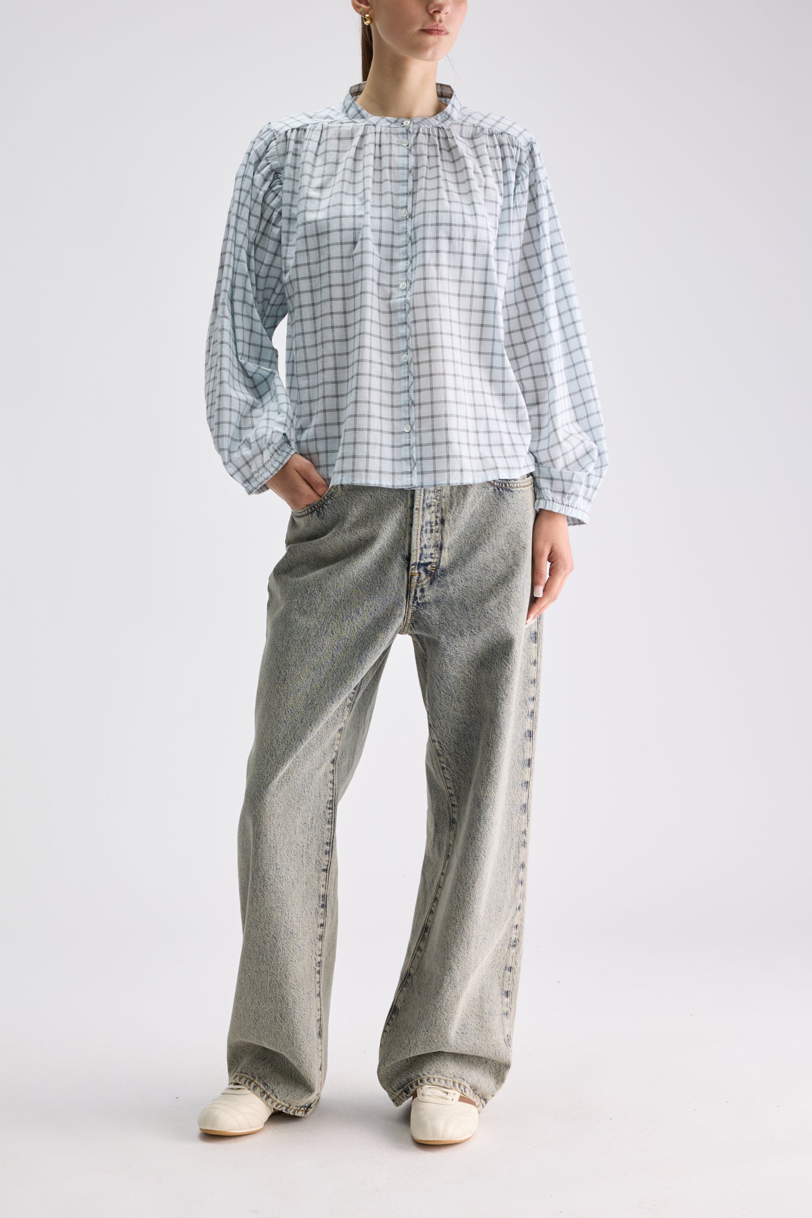 Cherry Checked Blouse ~ Bellerose