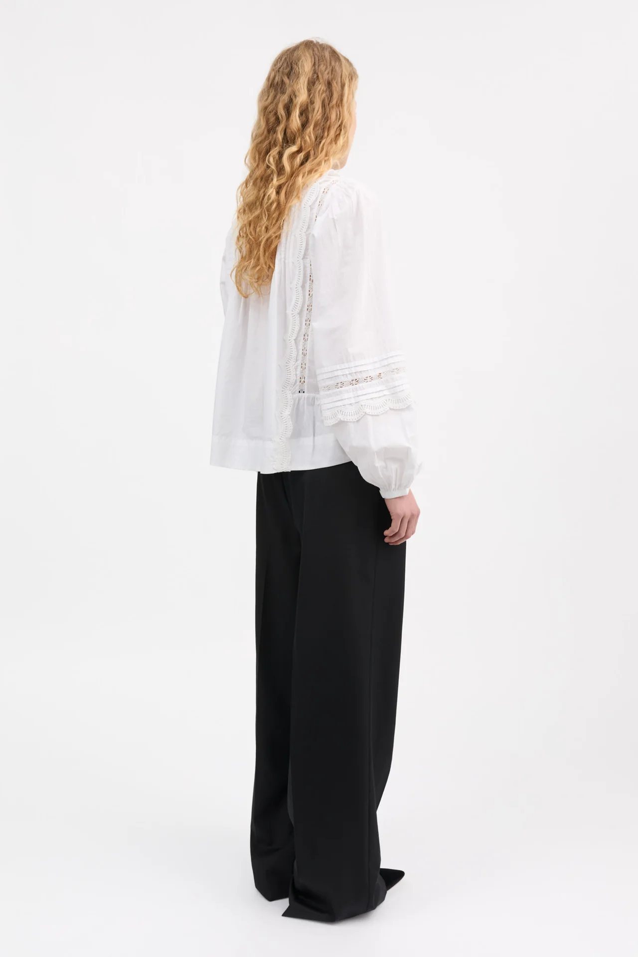 Leaf Blouse - Optic White