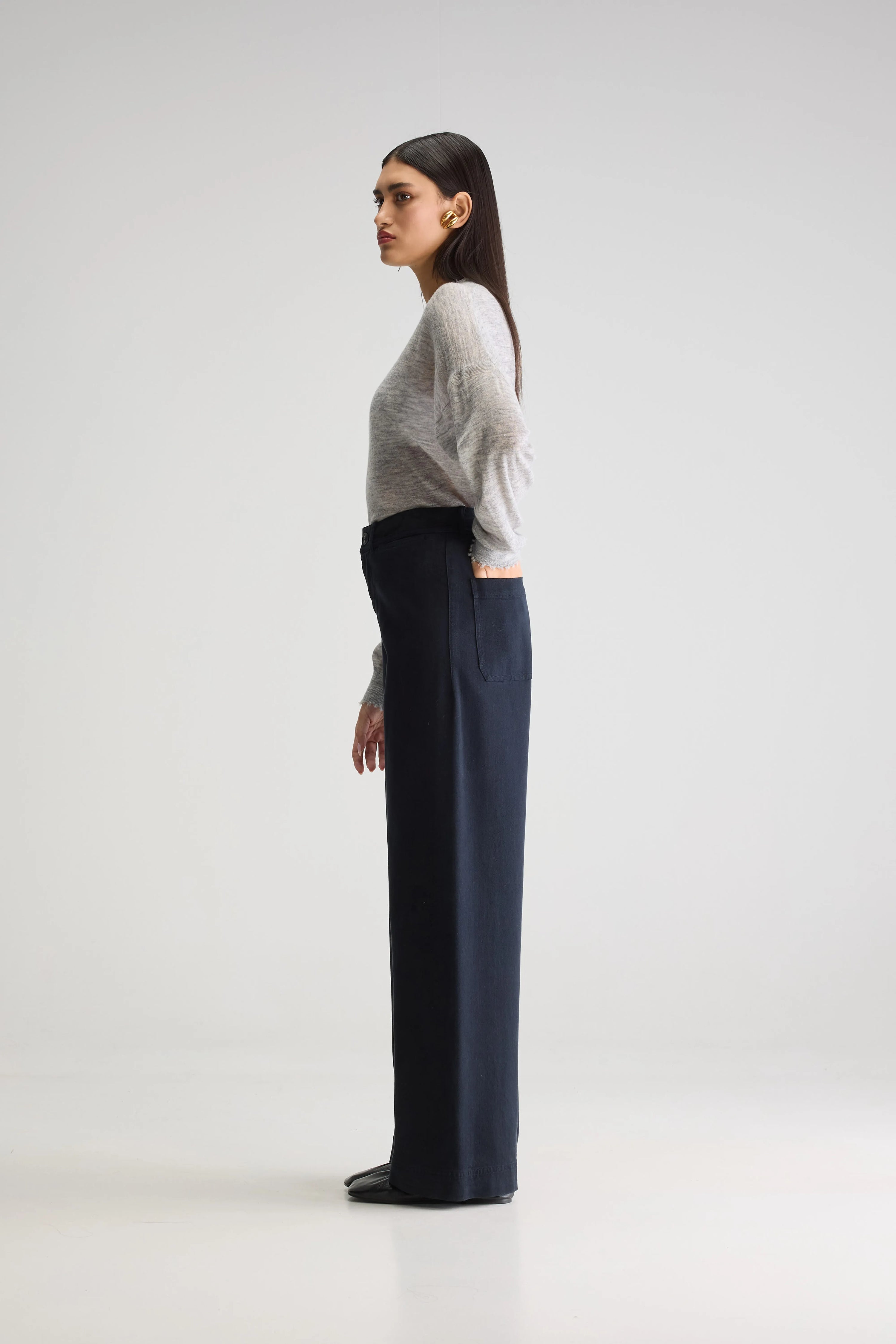 Lottie High rise trousers - Navy