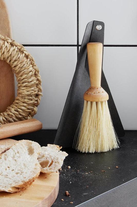 Table Broom and Shovel