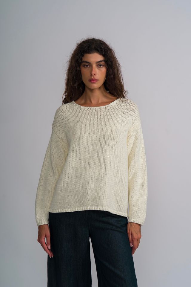 M J W ~ Pullover 652, Natural