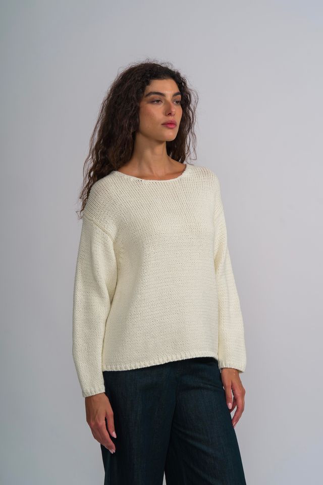 M J W ~ Pullover 652, Natural