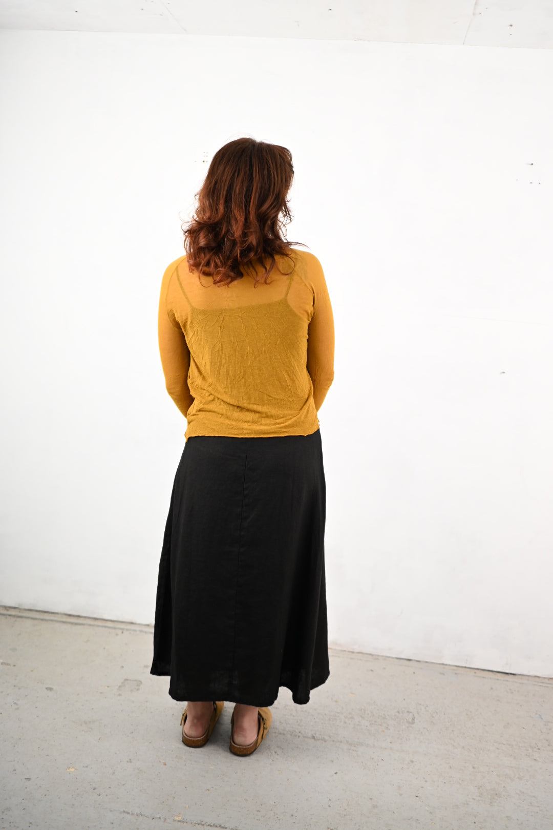 M J W ~ Sheer Pullover 603, Toast