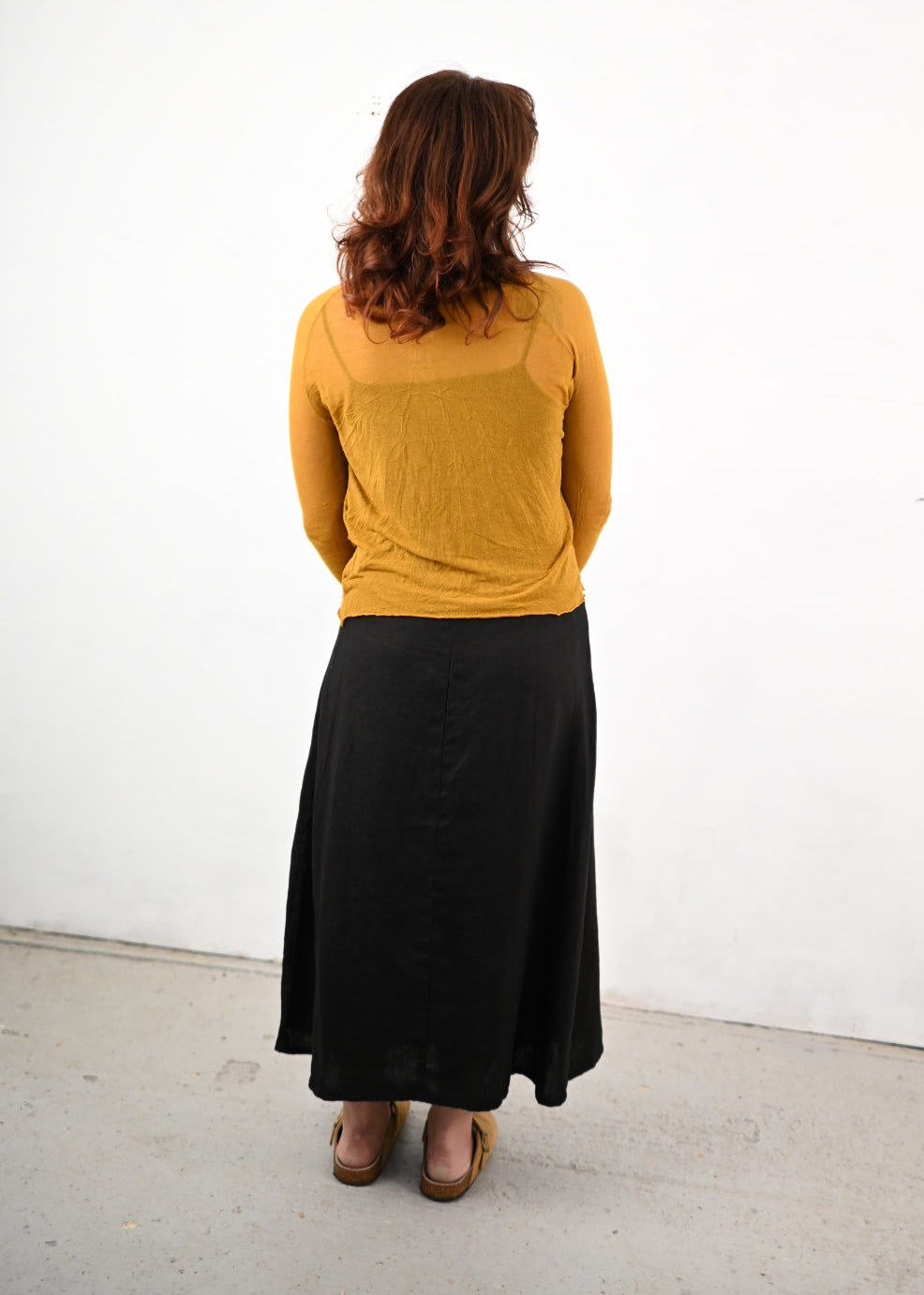 M J W ~ Sheer Pullover 603, Toast